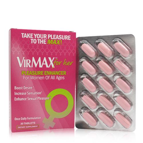 virmax女性冷淡助性用品口服30粒成人用品女人激情性美国原装进口