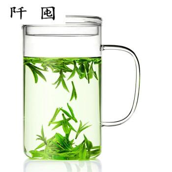 6060泡绿茶杯大容量玻璃杯茶杯办公室绿茶水杯子泡茶杯子男士创意